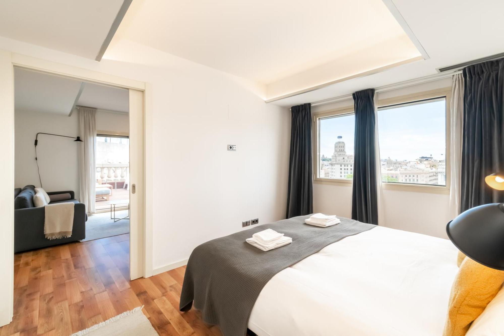 Unique Rentals - Placa Catalunya Central Apartments Barcelone Extérieur photo